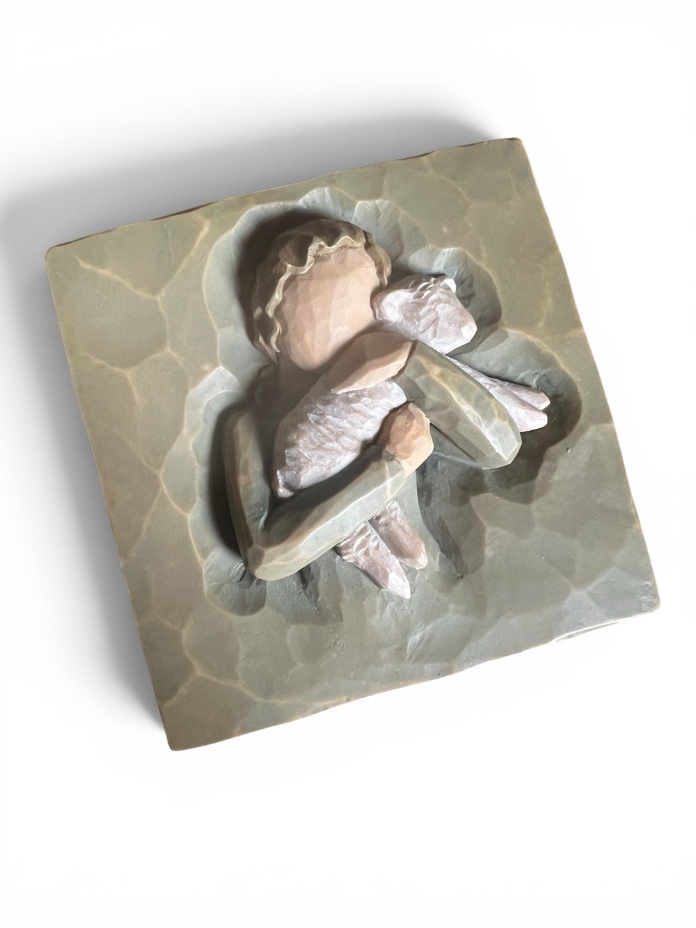 Willow Tree Peace on Earth Line “An Embrace of Peace” Trinket Lidded Box Lamb